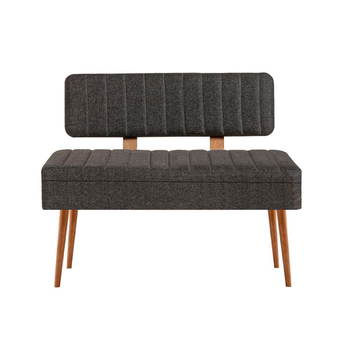 Hanah Home Vina 1053 - 2 Banco Pino Atlántico y Antracita 110x82.5x40 cm